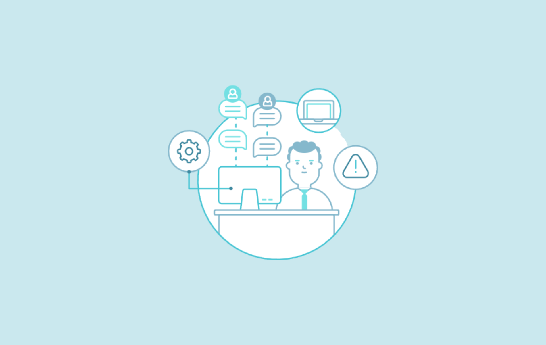 Las tareas más recurrentes de Pedro son atender los casos de soporte de los usuarios, gestionar la configuración y mitigar las vulnerabilidades de los dispositivos de red.